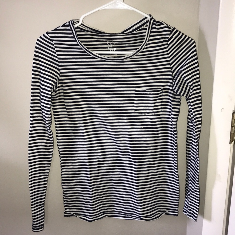 aerie real soft pocket long sleeve tee